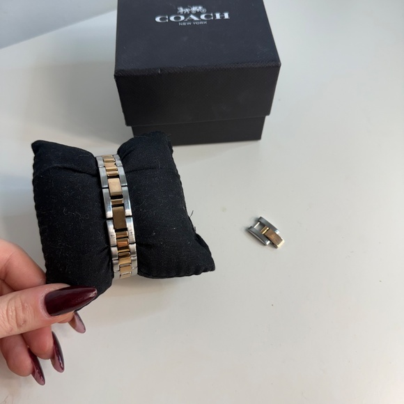 Coach Libby Women's Watch Stainless Steel 26mm Two Tone - Picture 2 of 4